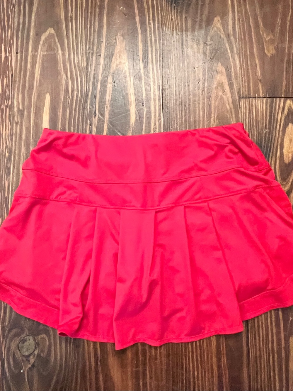 LUCKY IN LOVE Women`s Pulse Wave Tennis Skirt Pickleball Red - Picture 4 of 6